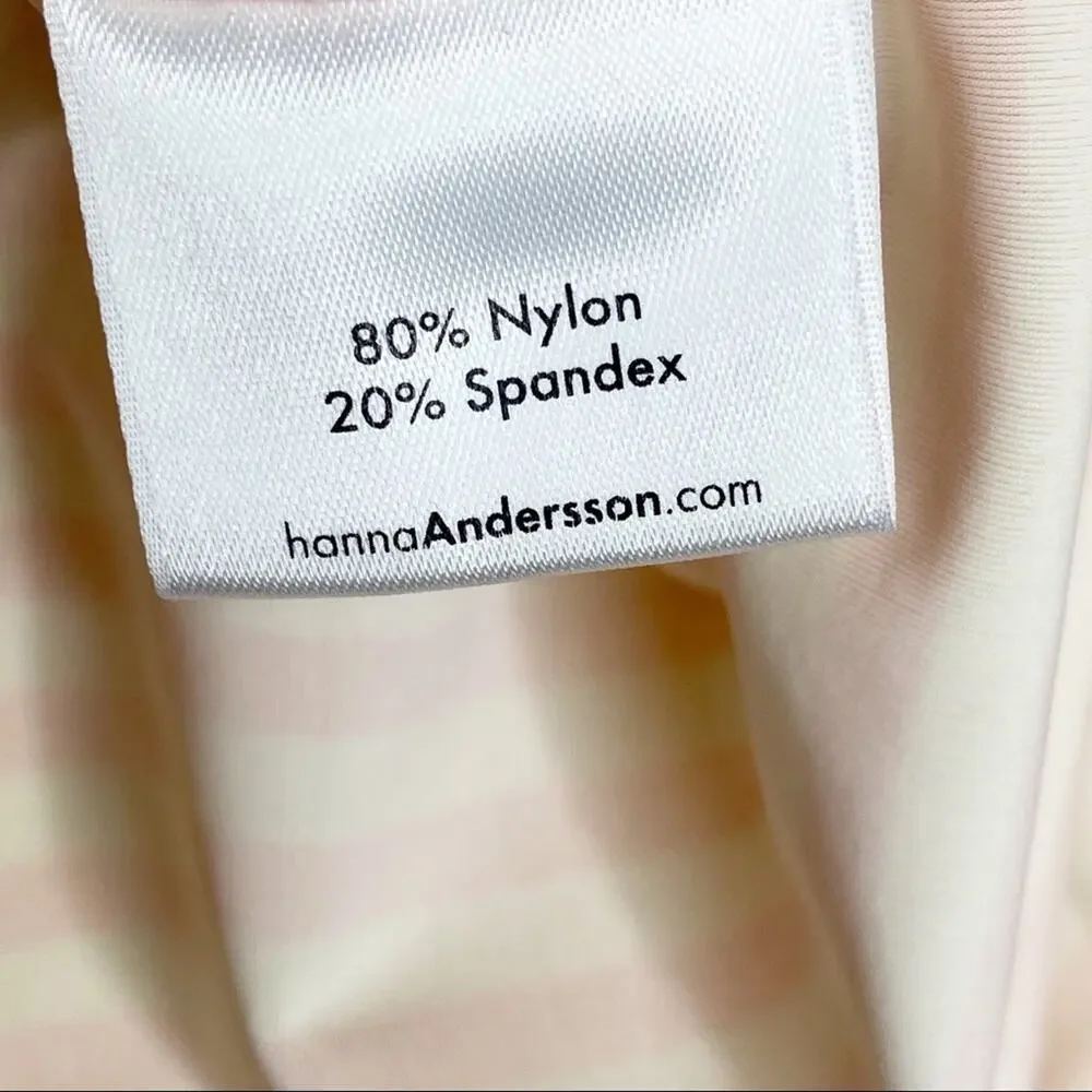 Girls Hanna Andersson Summer Beach Swim Floral Striped Shirt 10